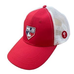 MLB Network Mesh Phillies OG trucker-style MLB snapback cap/EUC